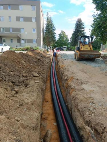 Clementas Mlékovice - nová kotelna, vnější instalace