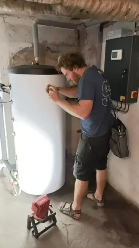 Likvidace starého kotle a instalace tepelného čerpadla HOTJET