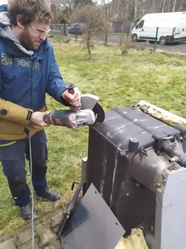 Demontáž starého kotle a montáž tepelného čerpadla s akumulační nádrží + ekologická likvidace starého kotle